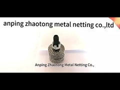 316L ニットワイヤ網 ツインワイヤ / ドーガンワイヤ 0.18mm 直径 38mm 幅 熱隔熱用