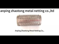 PP / SS316 ニットメッシュ 織物 0.5mm 直径 1000mm 幅 波形 粒形