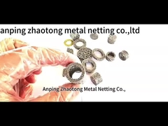 0.08mm-0.55mm直径の細かい平らな編み布のワイヤーメッシュ