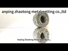 40*20mm 円筒 編織ワイヤ エアゴスメッシュ ガスケット サポートリング アルカリ耐性