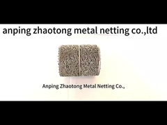 0.08 - 0.45mm ワイヤーメッシュ洗濯機リング形 SUS316L マフラー用