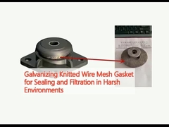 硬い環境での密封とフィルタリングのためのガルバニズム編織ワイヤ Mesh ガスケット