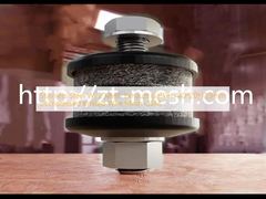 ステンレス鋼の金網の排気ガスケット 40*20*10.3mm 圧縮編まれた金網 OEM