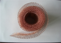 フィルターのための波形の/ひだを付けられた銅の編まれた金網0.18mm OEM