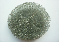フィラメントの試供品のような円形のステンレス鋼の網のスカウラーのリボン