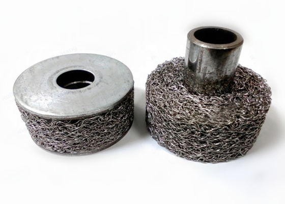 円柱耐震性の圧縮された編まれた金網はステンレス鋼310 0.08mm-0.55mmをろ過する