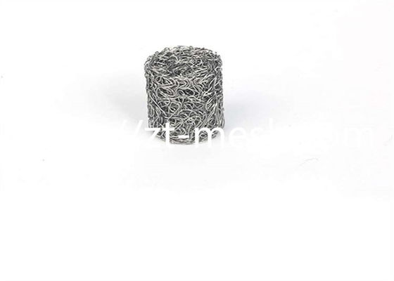 Air Bag Filters Wire Diameter 0.05mm - 0.55mm Compressed Knitted Metal Mesh 50g For Vehicle Safety