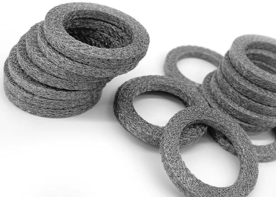 白と銀の編み布のフィルター 酸とアルカリ抵抗とサンプル