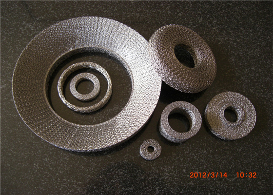自動エンジン騒音のための圧縮された編まれた金網のガスケットDia.50mm AISI 316L